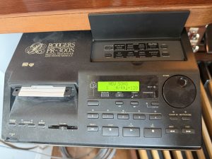 Rodgers PR-300S sequencer, recorder, etc. May be sold separate or included with the organ. Lots of extra floppy disks included.