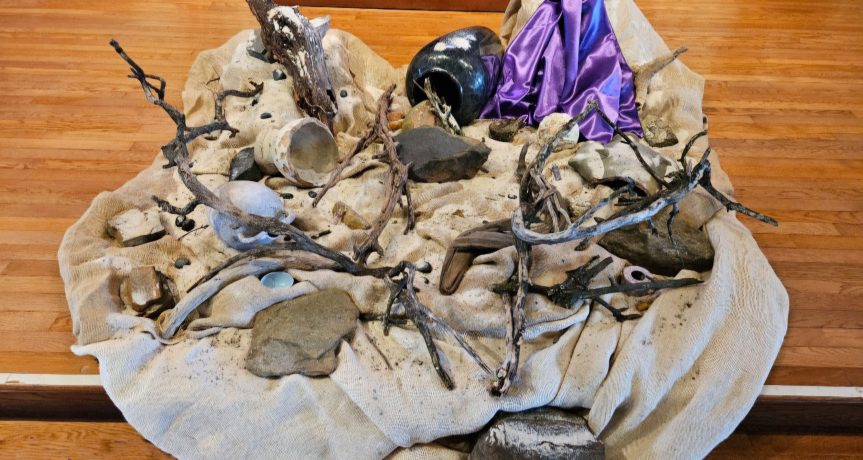 Lenten Alterscape by the Flower Guild