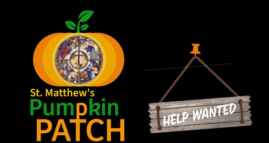 Pumpkin Patch Volunteers Needed!